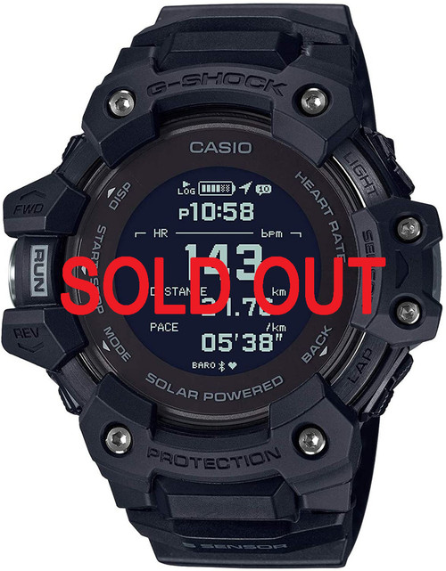 G-SQUAD Heart Rate Solar GPS Black | GBD-H1000-1ER | GBDH1000-1