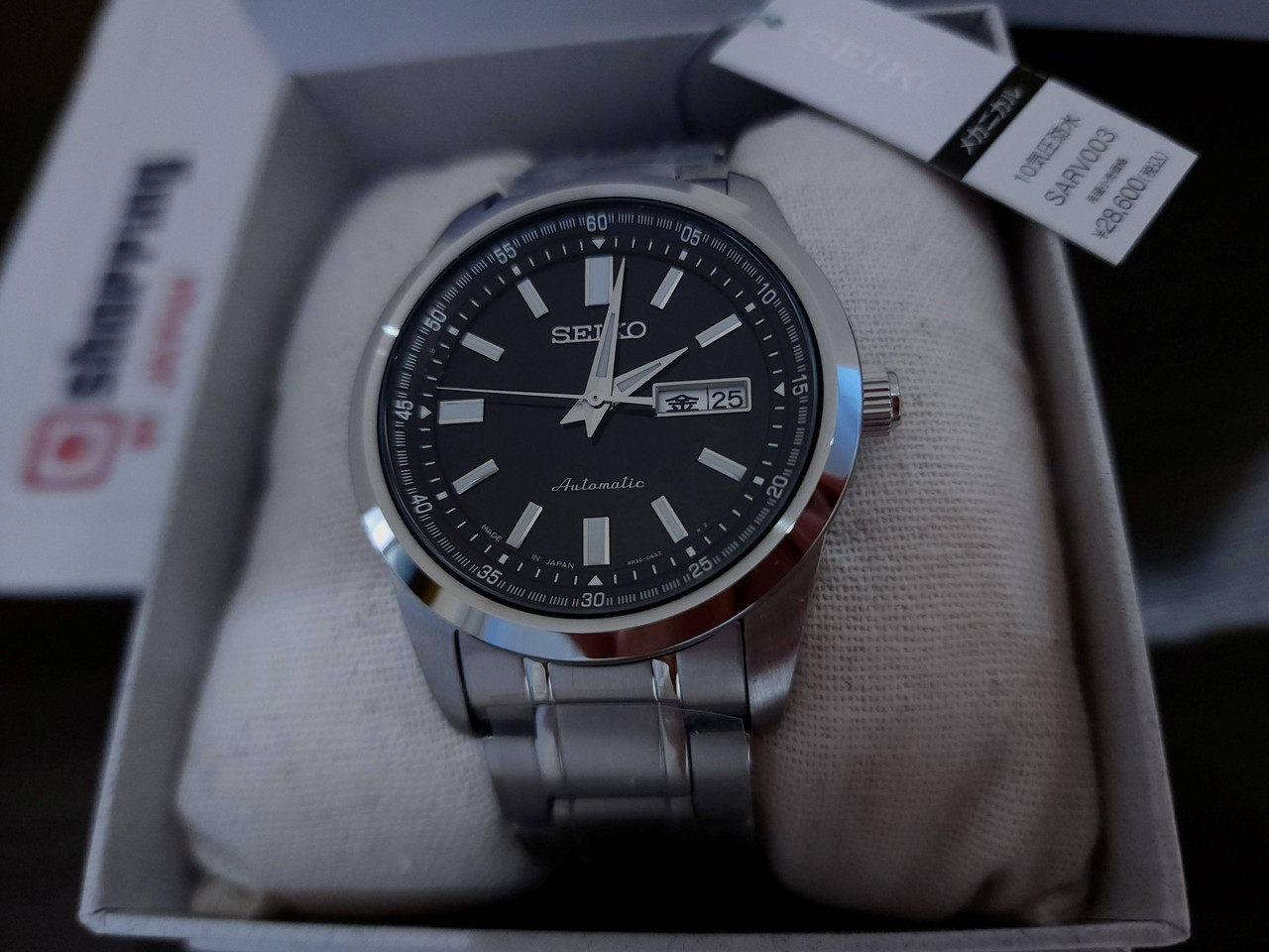 Seiko Mechanical Automatic SARV003 Black Dial - Shopping In Japan Net