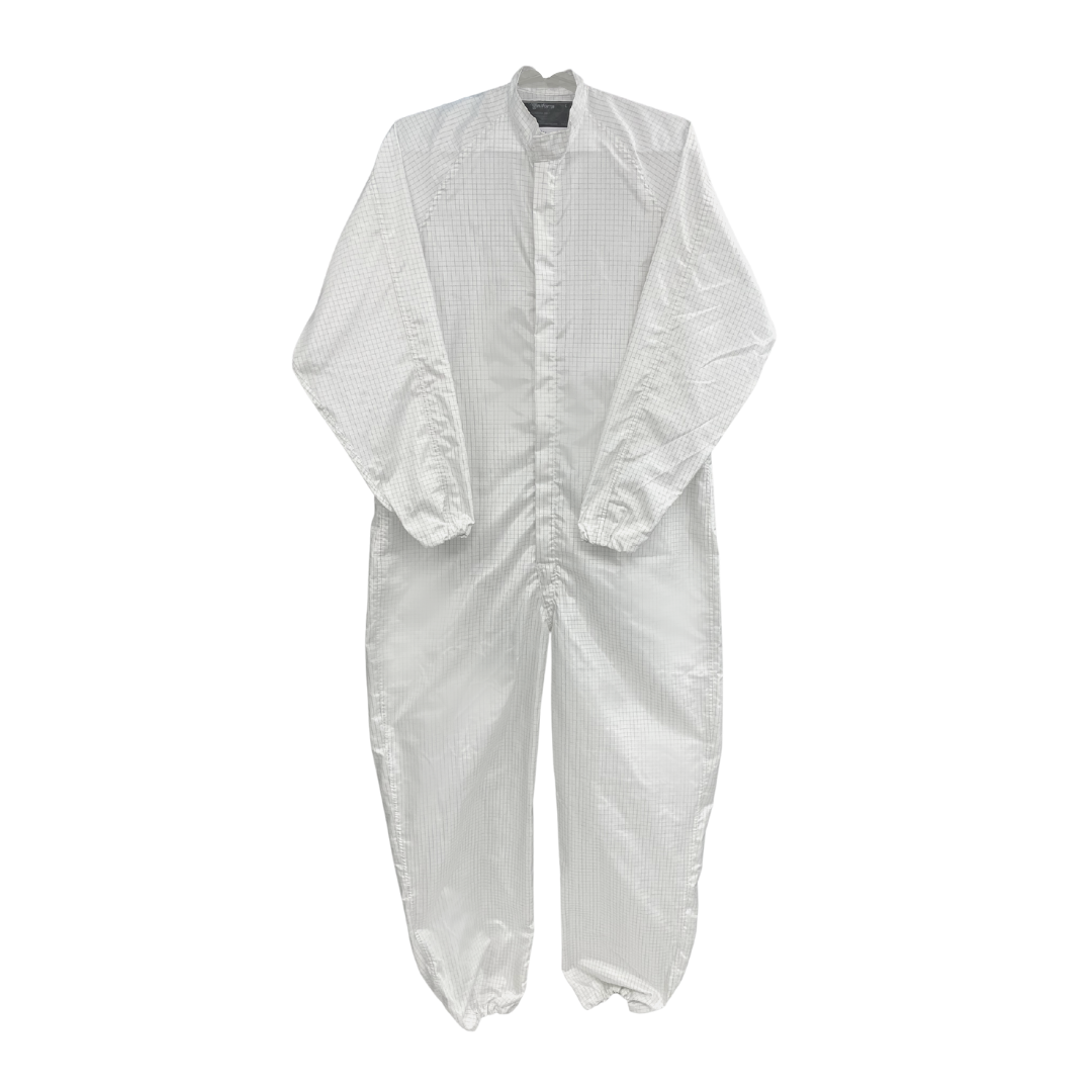 ARC Flash Coveralls, ARC Value 5.2, Nomex, Cleanroom ESD, Natural