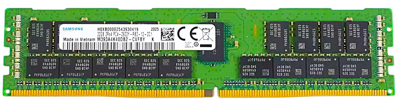 Samsung M393A4K40BB3-CVF - 32GB 2RX4 PC4-2933Y Server RAM Memory
