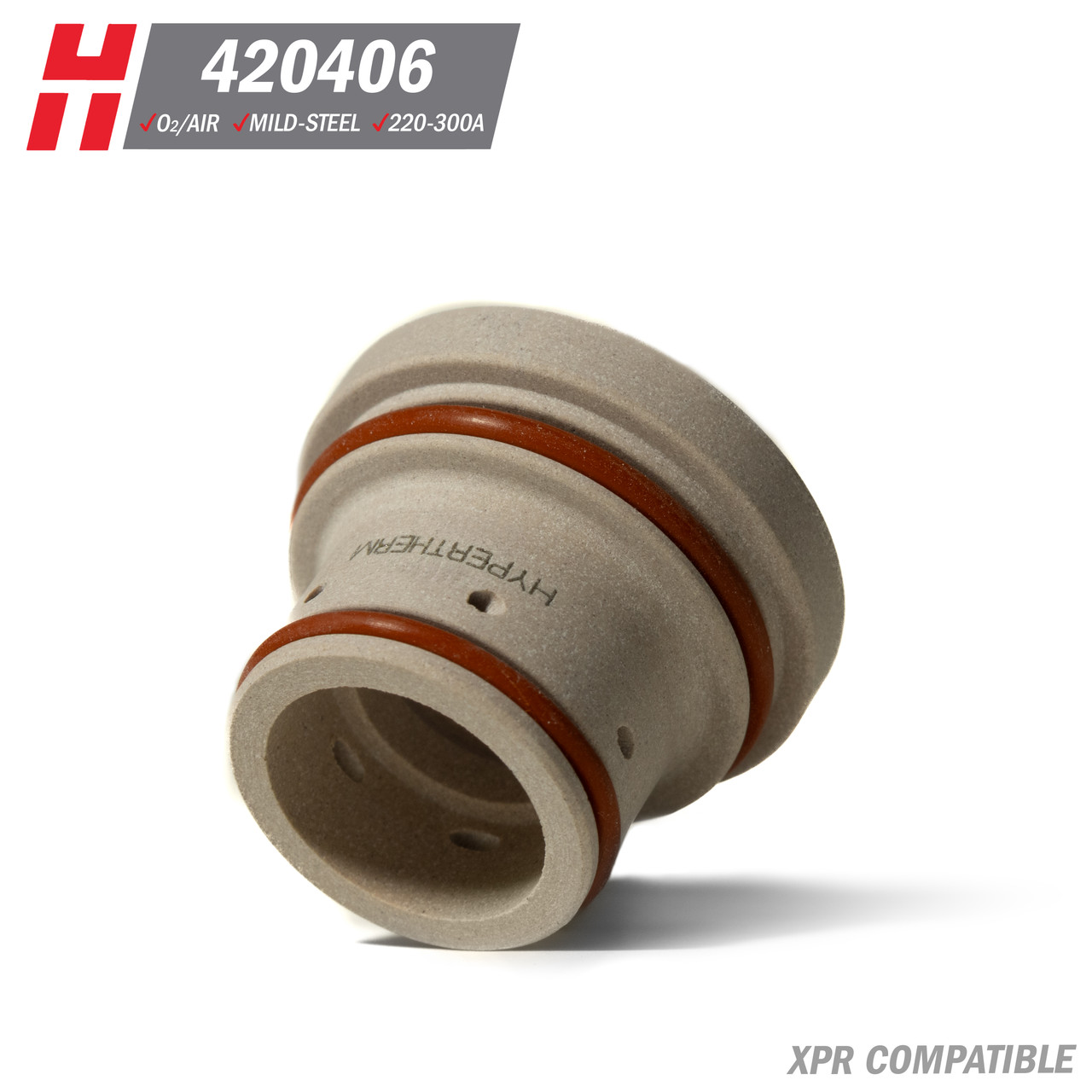 Hypertherm® XPR® Swirl Ring: Mild Steel, 50A (420233) - Koike