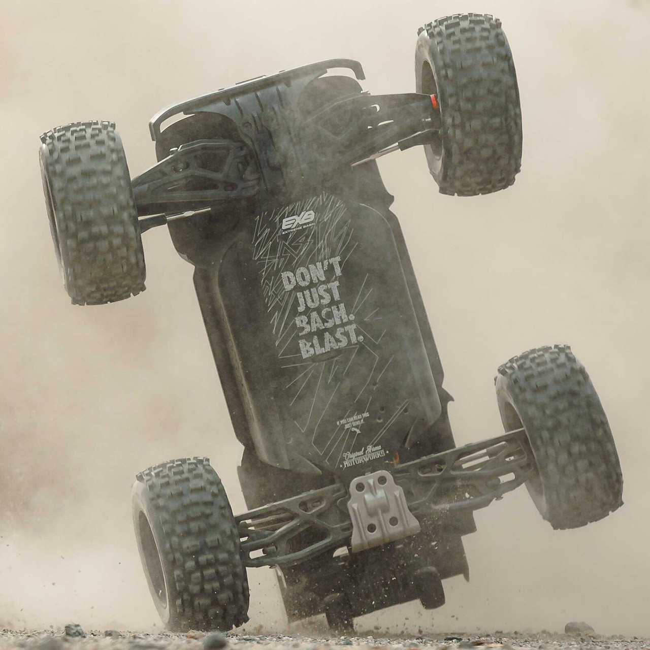 Arrma NOTORIOUS 6S V6 4X4 BLX Brushless Stunt Truck RTR, Blue