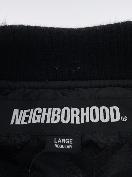 NEIGHBORHOOD(ネイバーフッド) / スタジャン/L/ウール/BLK/総柄