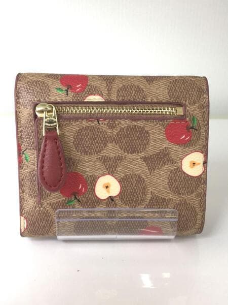 COACH(コーチ) / 2つ折り財布/PVC/りんご | 中古品の販売・通販なら