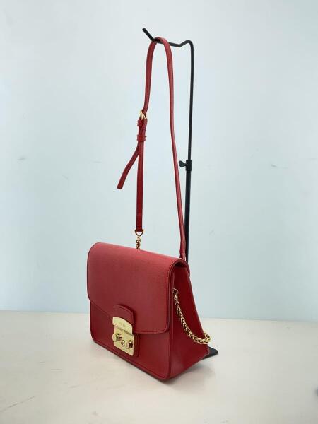 FURLA(フルラ) / ショルダーバッグ/レザー/レッド/無地/84890 | 中古品