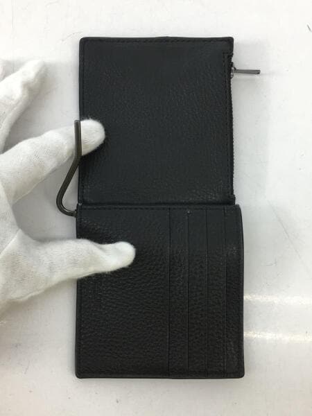 COACH(コーチ) / マネークリップ 2つ折り財布/レザー/ブラック/メンズ