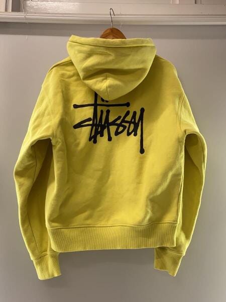 STUSSY(ステューシー) / ジップパーカー/M/コットン/イエロー | 古着の