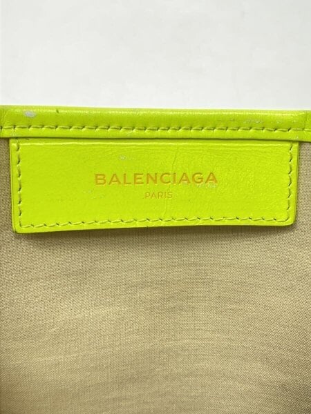 BALENCIAGA(バレンシアガ) / ネイビーカバス/ネオンイエロー/蛍光