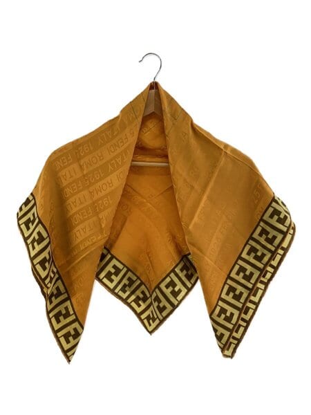 FENDI(フェンディ) / スカーフ/シルク/BRW/総柄/レディース | 中古品の