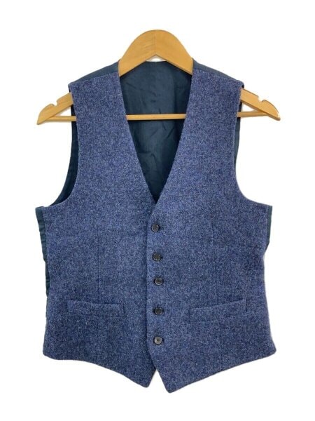 ラルディーニ 【美品】LARDINI ツイードベスト ジレ 千鳥格子 サイズ46