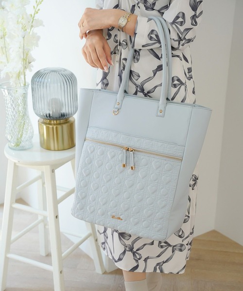 LE REVE VANILLER | フラワー 襟付き ニット ワンピース le reve