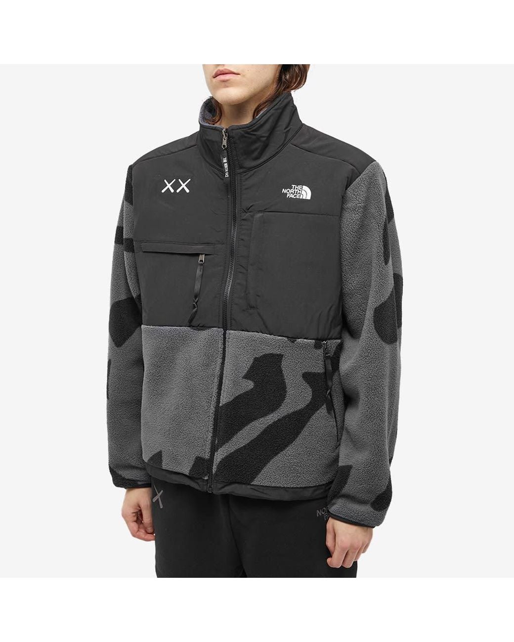 The North Face X Kaws Retro 1995 Denali Jacket in Black for Men | Lyst