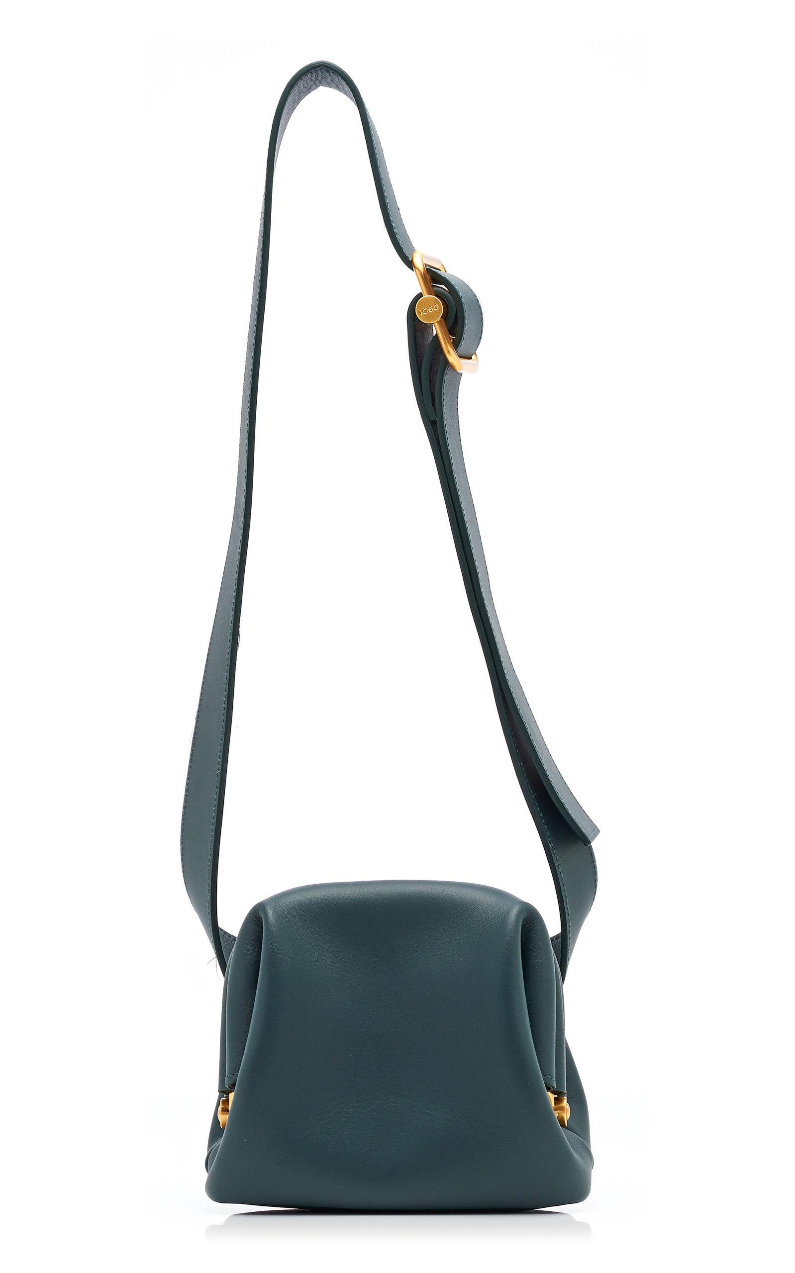 OSOI Peanut Brot Leather Bag in Green | Lyst
