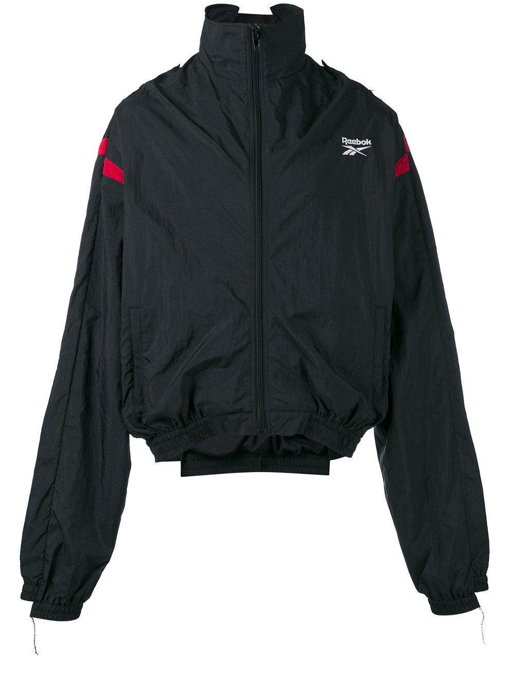 Vetements ' X Reebok' Reworked Track Jacket in Black for Men | Lyst