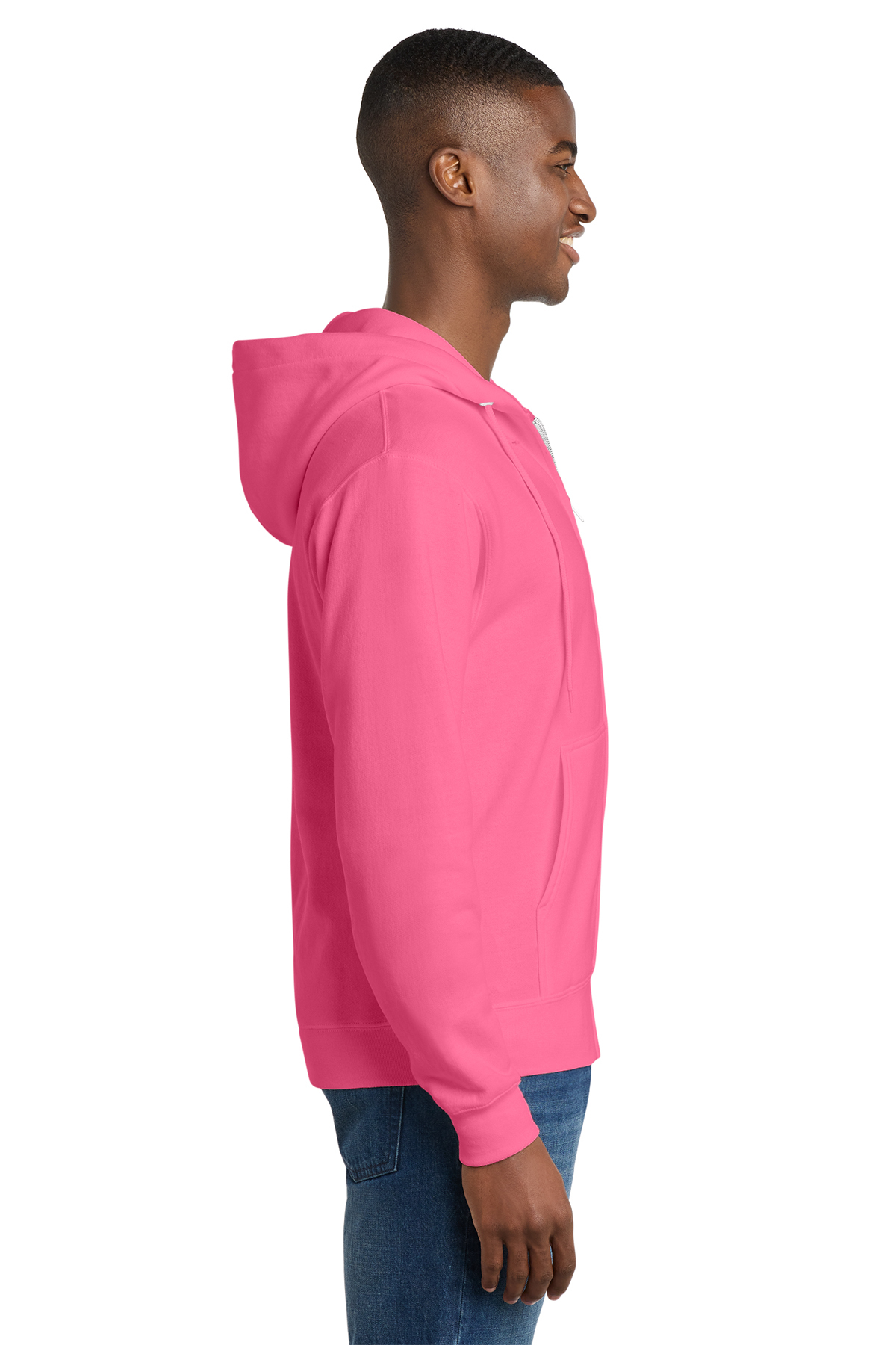 Port & Co Core Fleece Full-Zip Hooded Sweatshirt | Product | Port