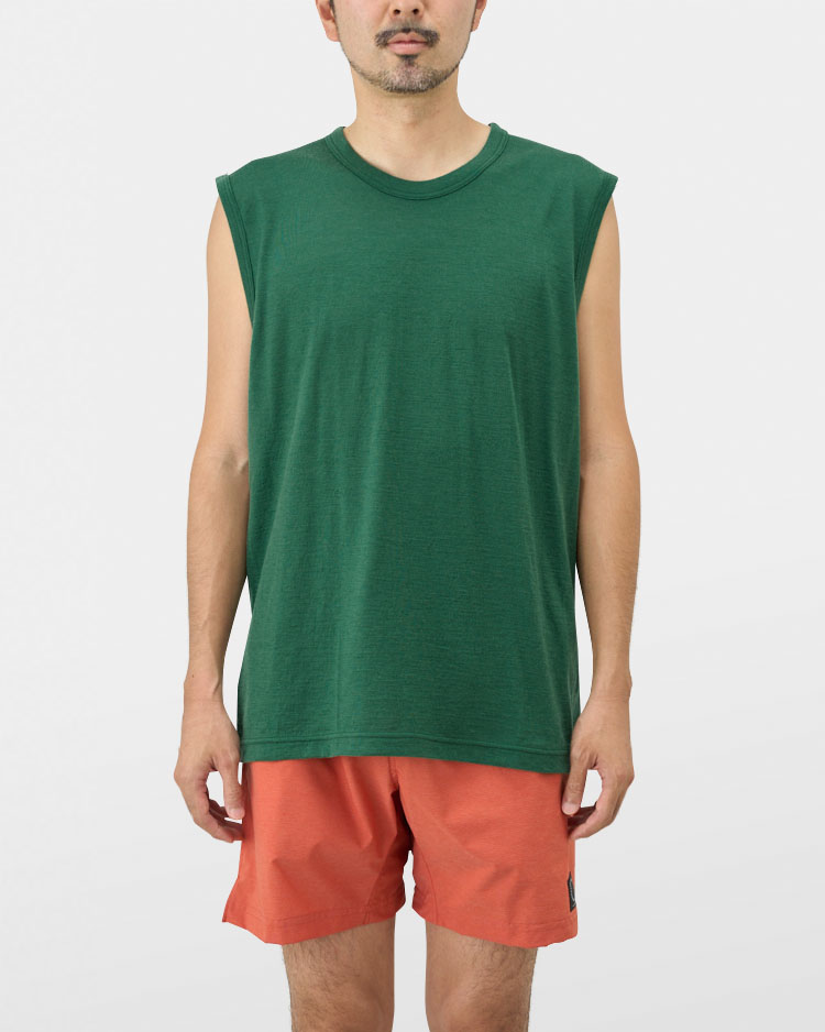 100% Merino Light Sleeveless C | 山と道 U.L. HIKE & BACKPACKING