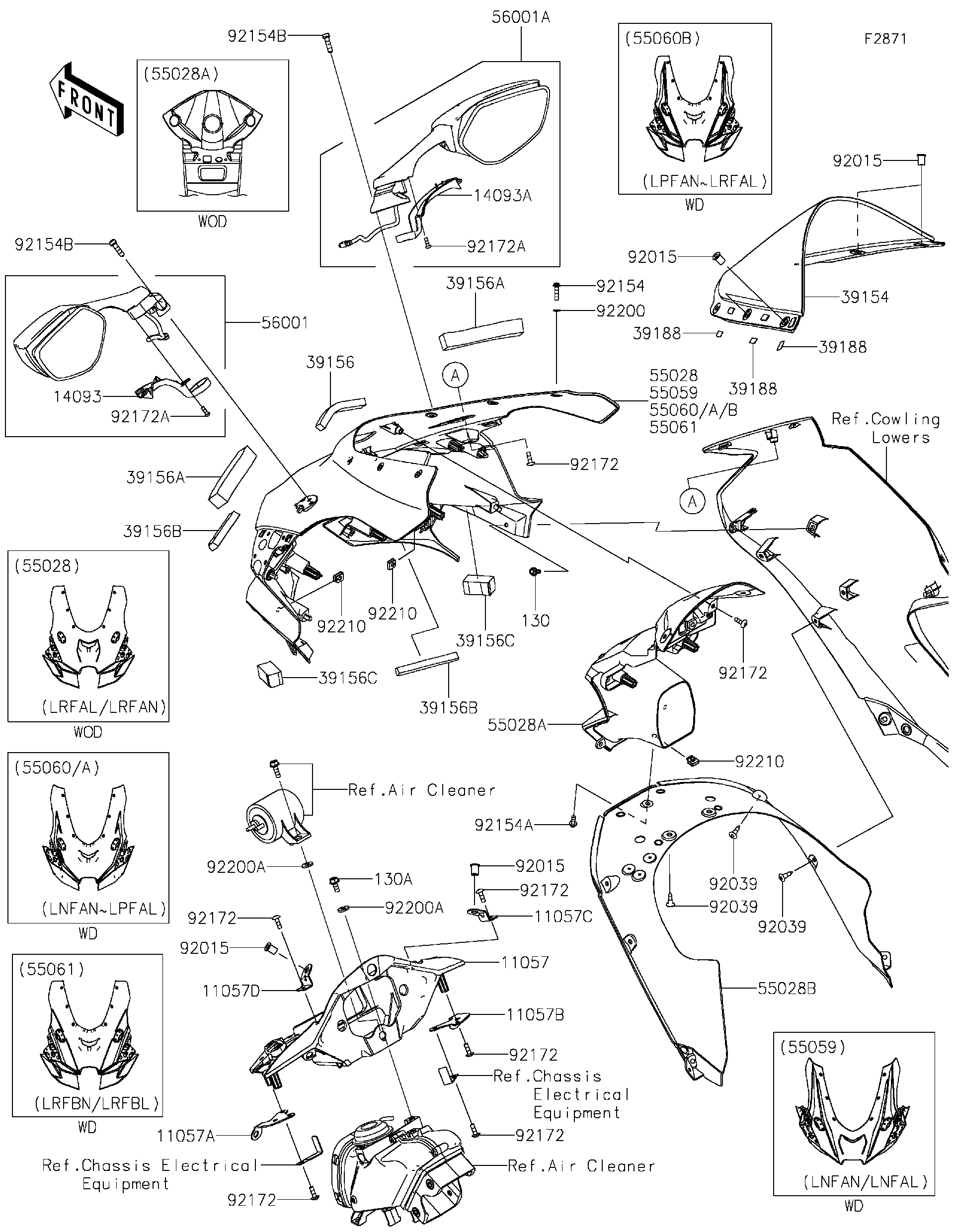 2022 Kawasaki Motorcycles Parts-Finder Diagrams | RSC Power Sports