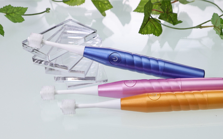 360度毛電動歯ブラシ「POPOTAN TWISty for ADULT」 ピンク | 大阪府東