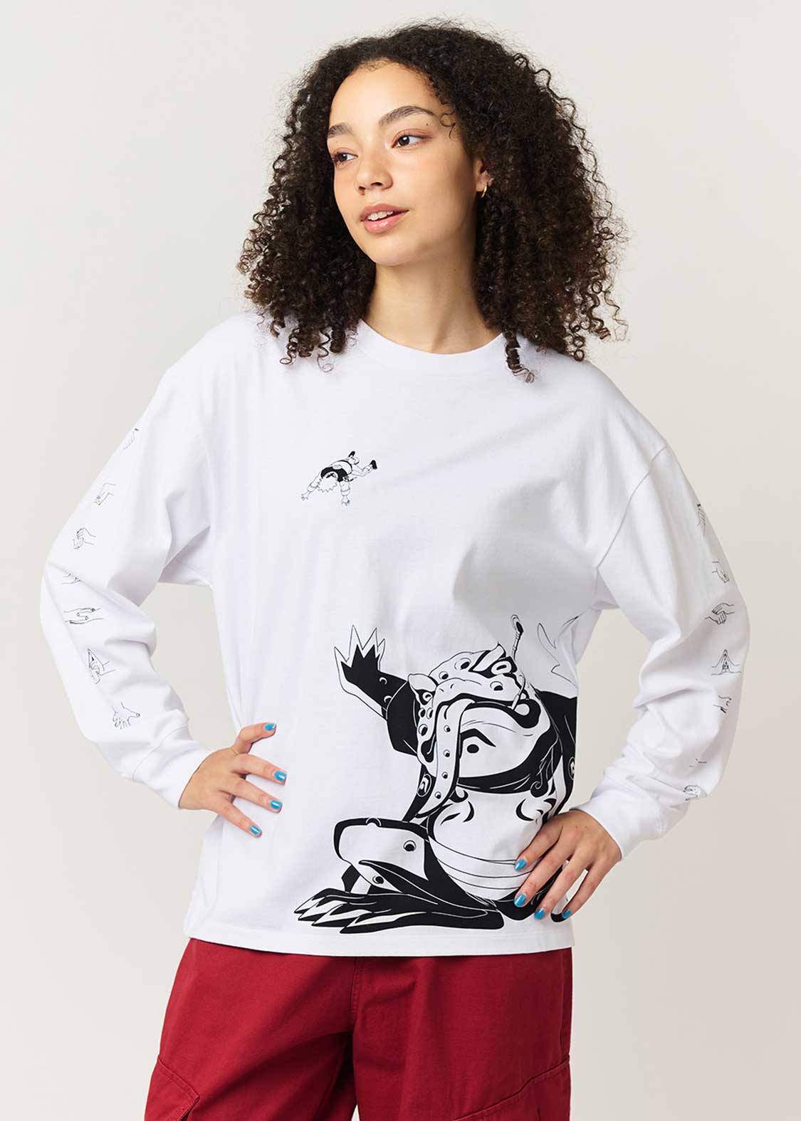 ガマオヤビン｜長袖Tシャツ｜ユニセックス｜グラニフ(graniph)公式