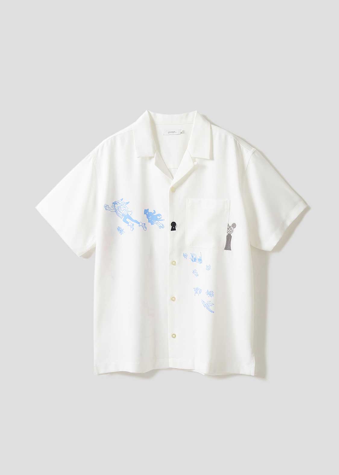 サマーウォーズ｜オープンカラーシャツ｜ユニセックス｜グラニフ