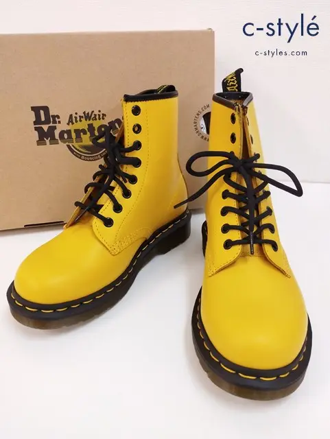 Dr.Martens ドクターマーチン 8ホールブーツ UK4 イエロー 1460
