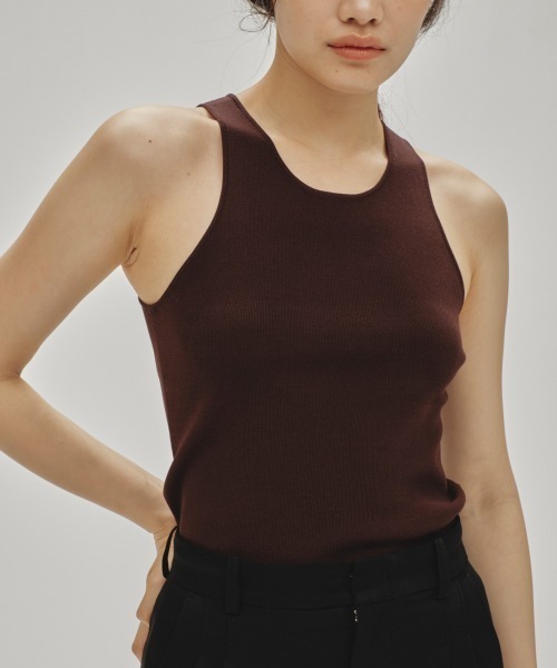 Highgauge Knit Tanktop（タンクトップ）｜TODAYFUL（トゥデイフル）の