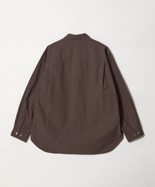 セール】＜Steven Alan＞ ポプリン グラフチェック レギュラーカラー