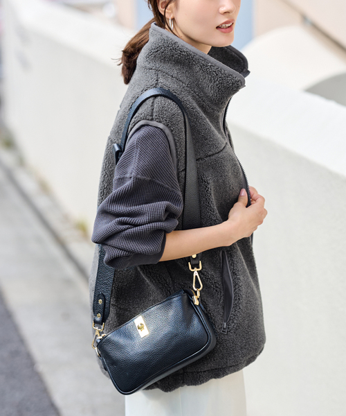 FRAMeWORK（フレームワーク）の「ウールボアベスト（ブルゾン）」 - WEAR