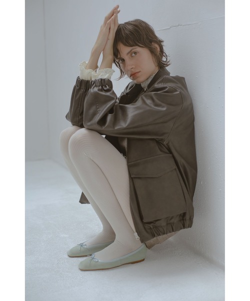 Ray BEAMS（レイビームス）の「フェイクレザー フライト ジャケット