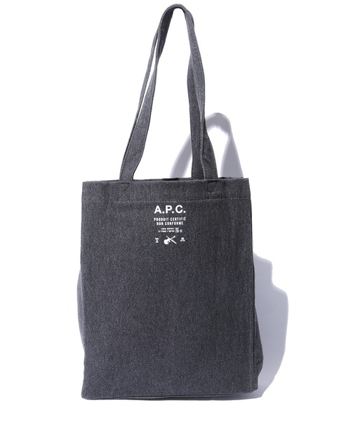 A.P.C./アーペーセー tote lou デニムトートバッグ A4サイス収納可