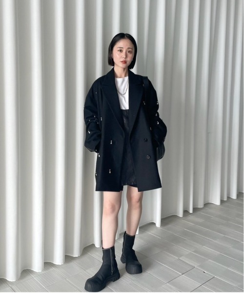 Ameri（アメリ）の「UND ELSA BIJOU WOOL JACKET（テーラード