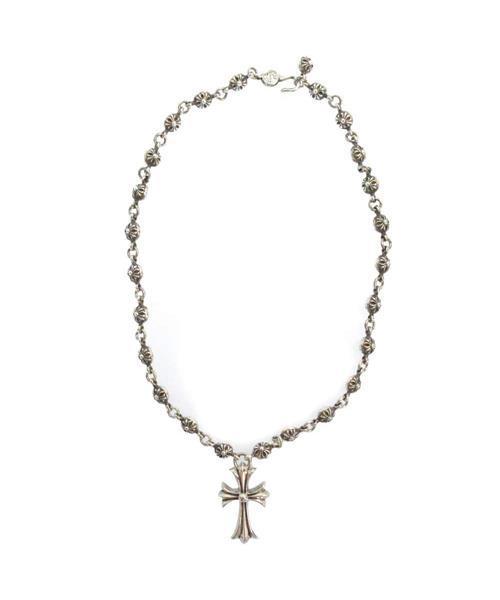 ブランド古着】クロスボールチェーンスモールCHクロスネックレス