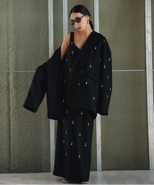 Ameri（アメリ）の「UND ELSA BIJOU WOOL DRESS（ワンピース）」 - WEAR