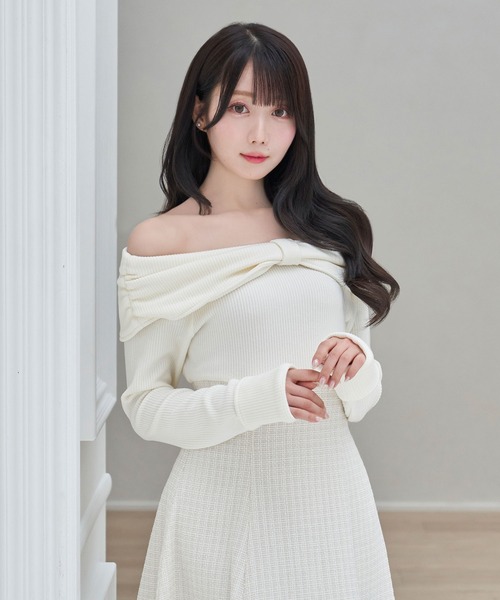 セール】Front ribbon dress（ワンピース）｜Rose Muse（ロゼミューズ