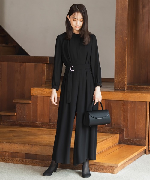 セール】【卒入学式にも使える】【喪服】ノーカラーロングジャケット