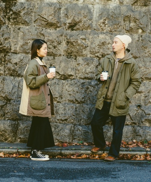 ドロップポケットナイロンハーフコート | ジムマスター（gym master