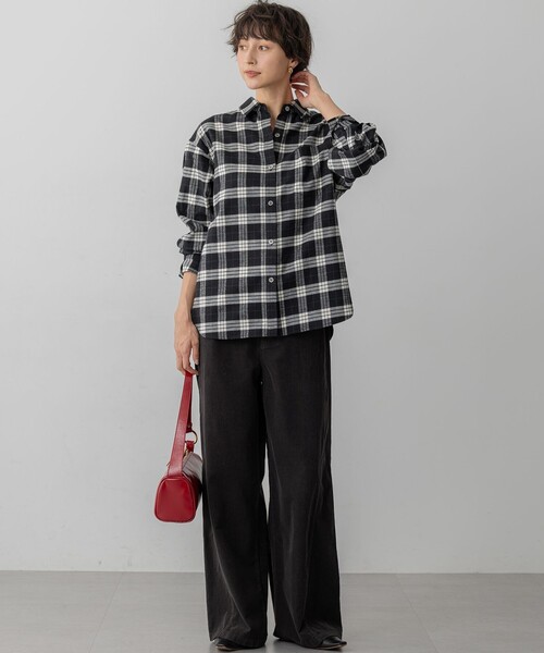 セール】コットン コーデュロイ ワイド パンツ（その他パンツ）｜23区