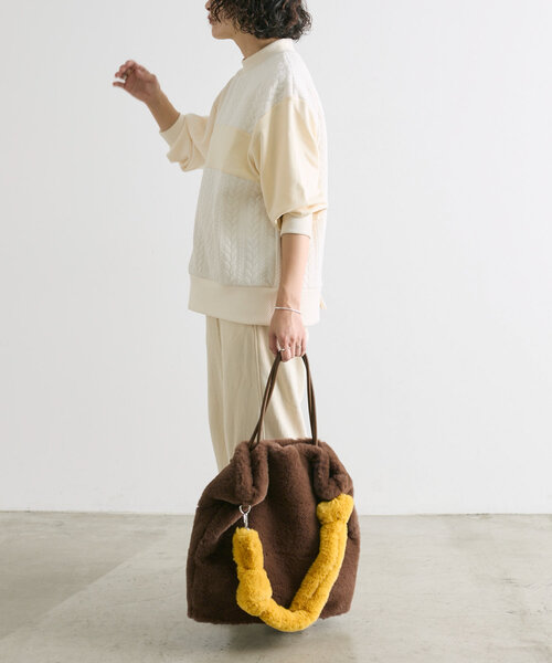 セール】《A4サイズ対応/2way》ビッグエコファートートバッグ（トート