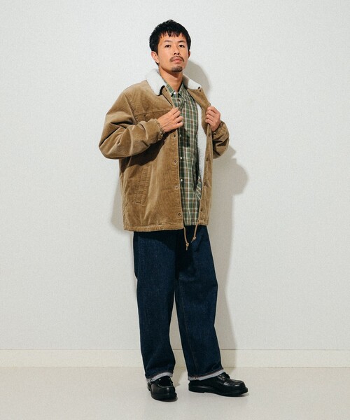 BEAMS（ビームス）の「コーデュロイ ボア コーチジャケット（ブルゾン