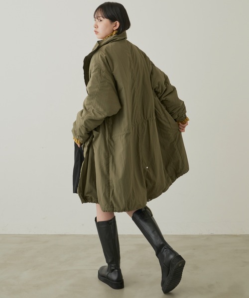 M-65 / 中綿ミリタリーモッズコート 撥水加工 / ウォッシャブル