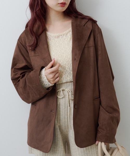 Kastane（カスタネ）の「【春まで使える！】スウェードジャケット