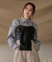 セール】volume off shoulder blouse / ボリュームオフショルダー