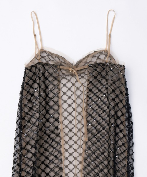 MAISON SPECIAL（メゾンスペシャル）の「Flower Beads Camisole Tunic