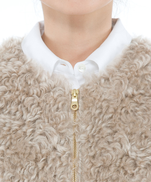 自由区（ジユウク）の「テディファー ベスト（ダウンベスト）」 - WEAR