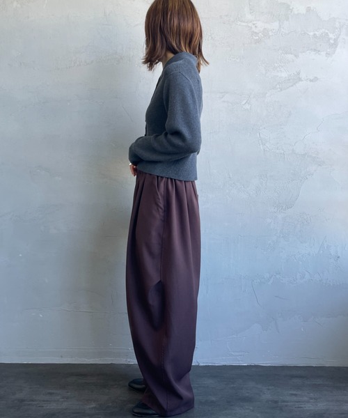 mizuiro ind/ミズイロインド] ワイドカーゴパンツ（カーゴパンツ