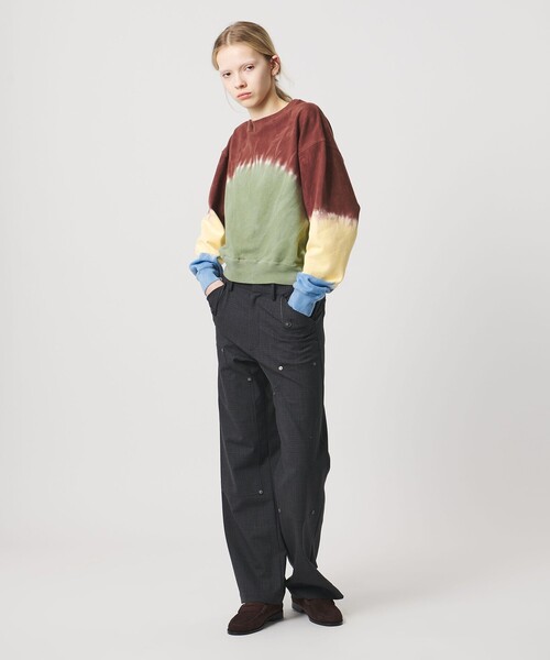 ATTISESSION＞タイダイ スウェット トップス（スウェット
