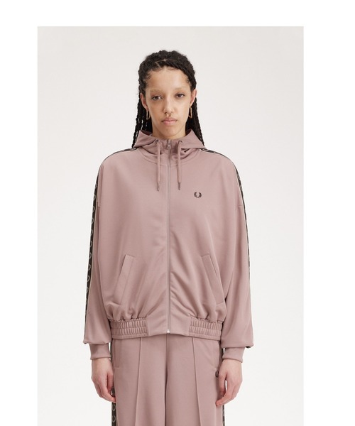 FRED PERRY（フレッドペリー）の「Taped Hooded Track Jacket