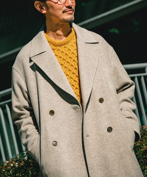 EDIFICE（エディフィス）の「ナチュラル メリノウール ダブル オーバー