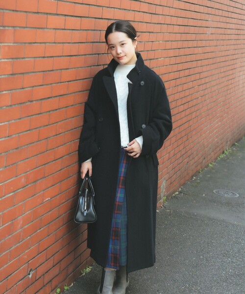 Ray BEAMS（レイビームス）の「スタンドカラー ダブル コート（その他