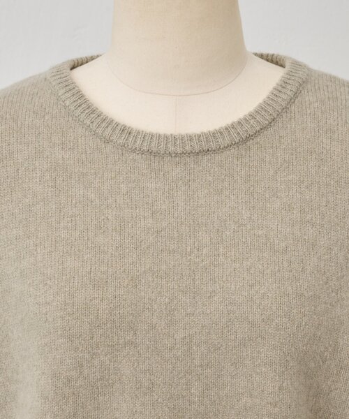 ヤク混ワイドニットプルオーバー（ニット/セーター）｜BEARDSLEY